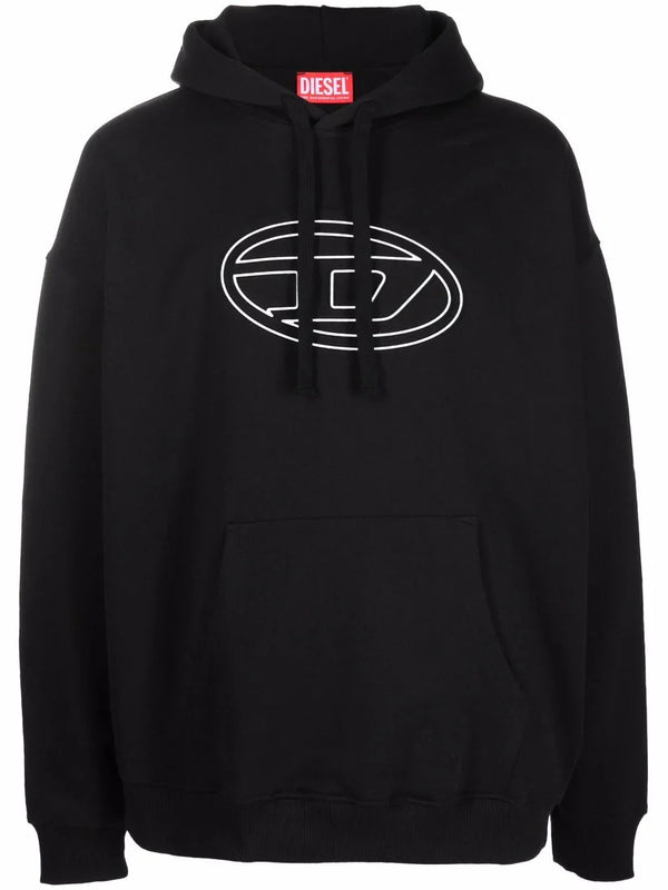 Diesel S-Ummer-Bigoval cotton hoodie