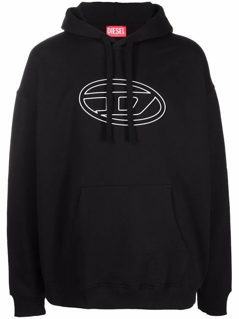 Diesel S-Ummer-Bigoval cotton hoodie