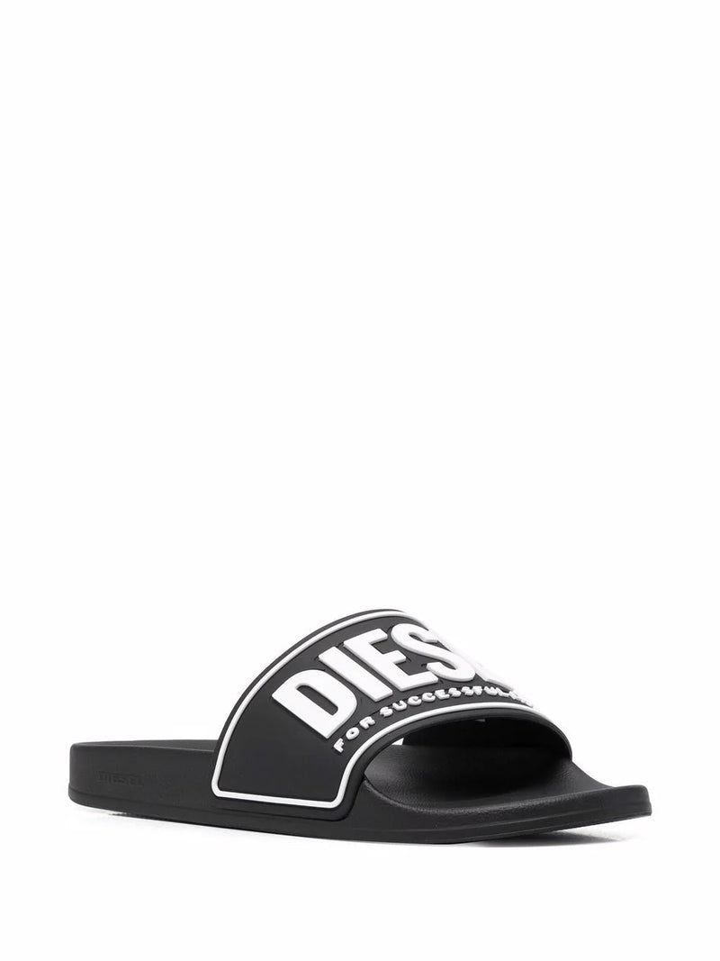 Diesel Sa-Mayemi Cc logo-embossed sildes