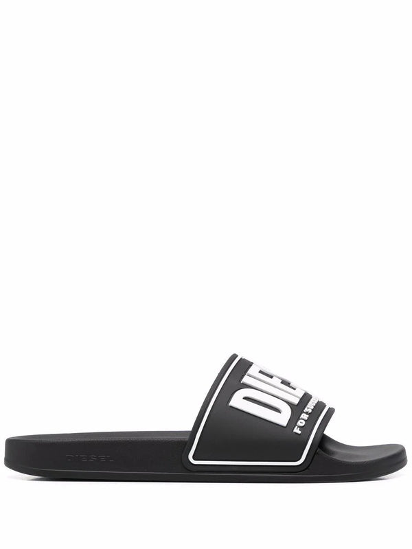 Diesel Sa-Mayemi Cc logo-embossed sildes