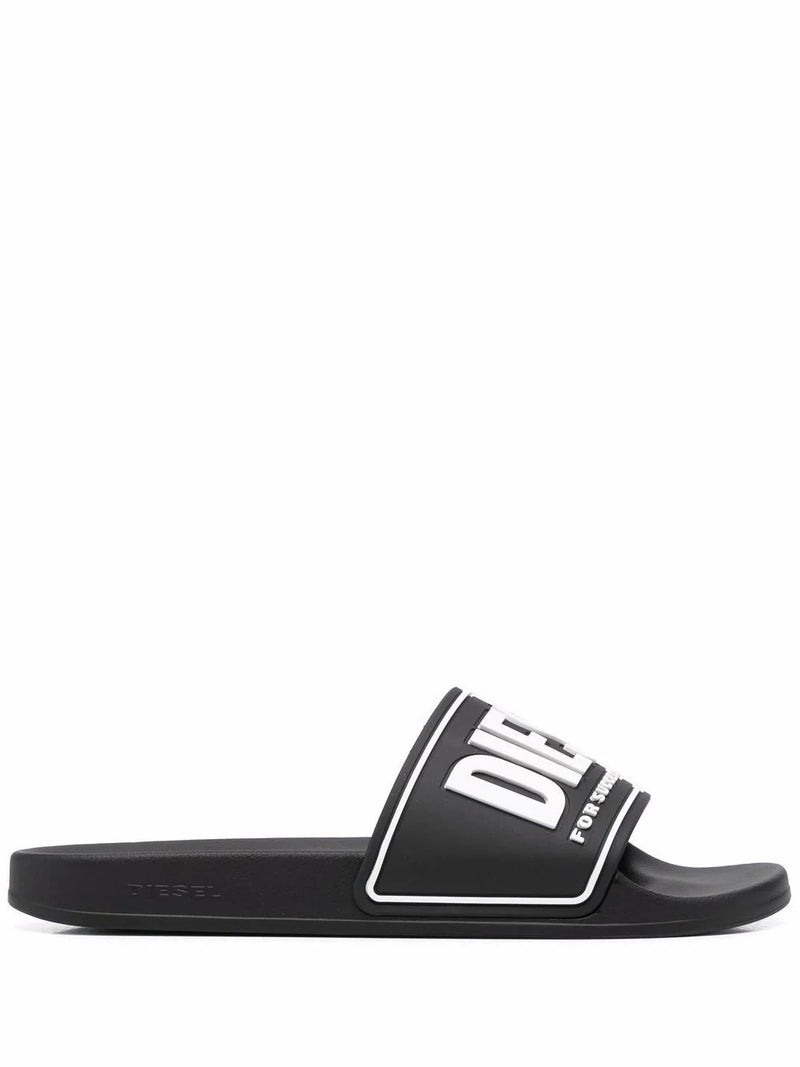 Diesel Sa-Mayemi Cc logo-embossed sildes