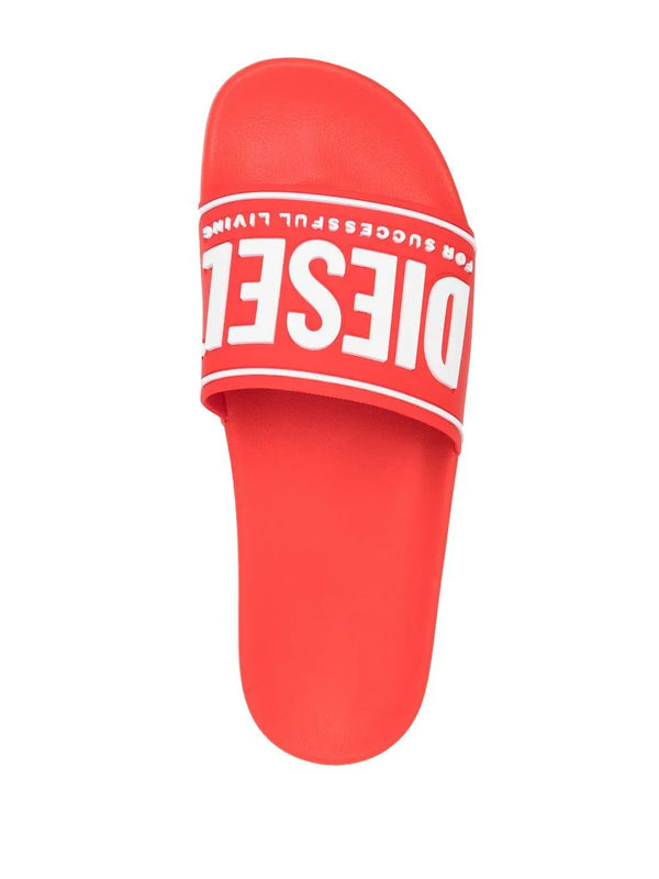 Diesel Sa-Mayemi Cc logo-embossed sildes