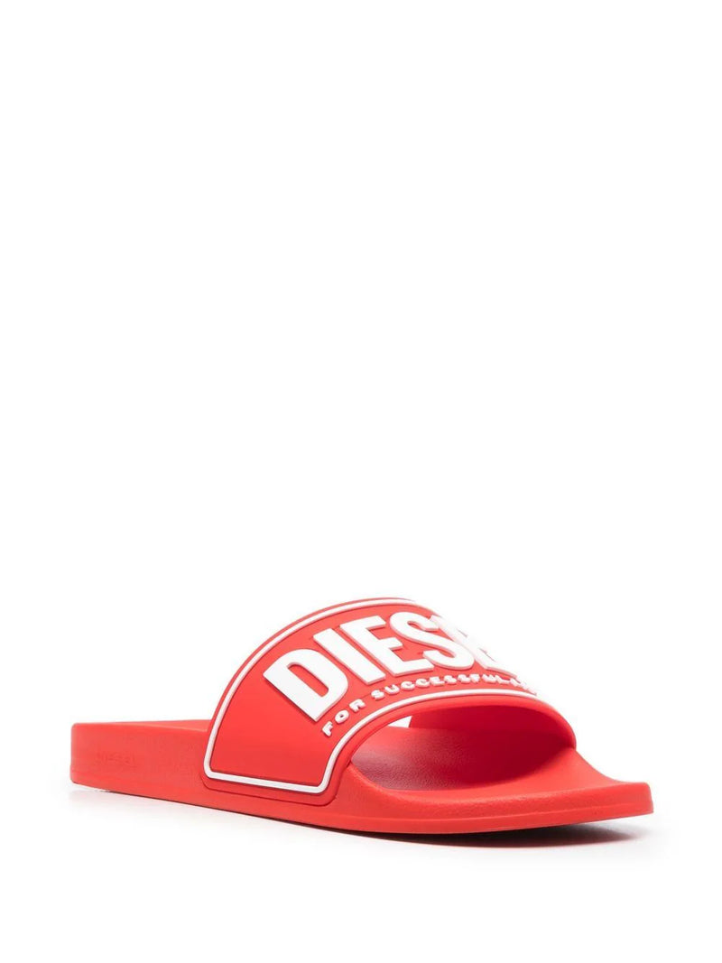 Diesel Sa-Mayemi Cc logo-embossed sildes