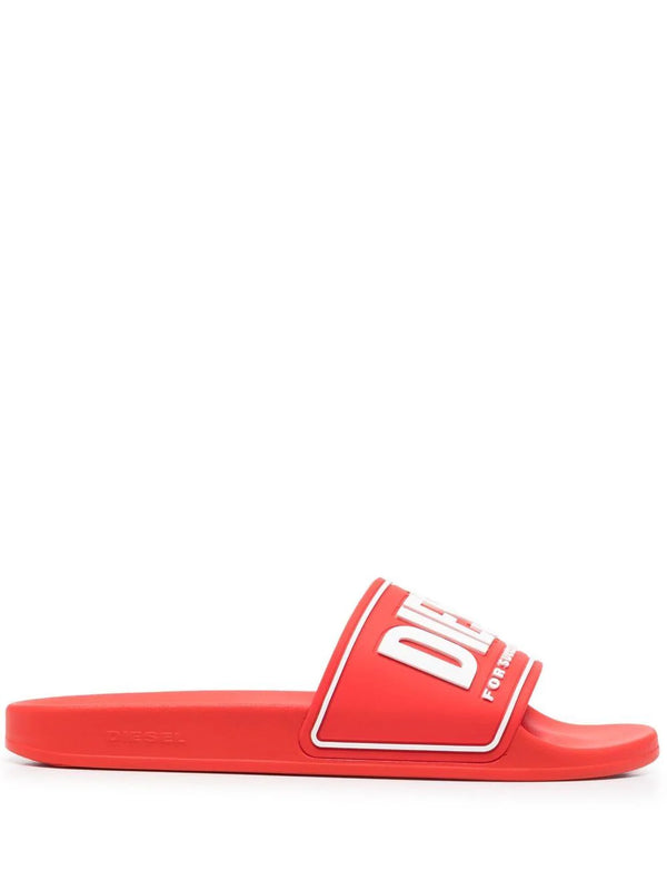 Diesel Sa-Mayemi Cc logo-embossed sildes