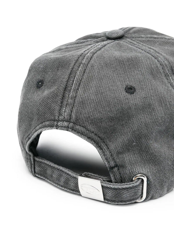 Diesel C-Lib-4 logo-embroidered denim cap