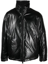 Diesel logo-patch padded jacket