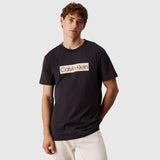 Label Print T-Shirt - Black