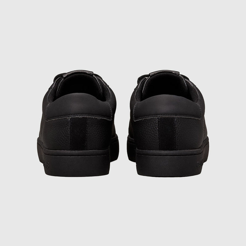 Classic Leather Cupsole Sneaker- Black