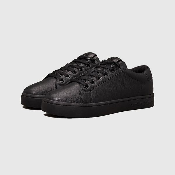 Classic Leather Cupsole Sneaker- Black