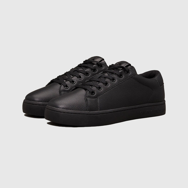 Classic Leather Cupsole Sneaker- Black