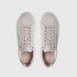 Suede Flatform Sneaker - Ecru