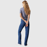 High Rise Straight Jeans - Denim Medium