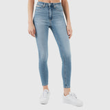 High Rise Super Skinny Ankle Jeans - Denim Light