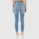 High Rise Super Skinny Ankle Jeans - Denim Light
