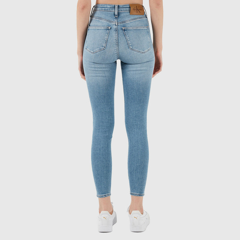 High Rise Super Skinny Ankle Jeans - Denim Light