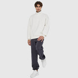 Interlock Zip Sweatshirt - Cream
