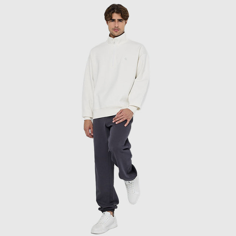 Interlock Zip Sweatshirt - Cream