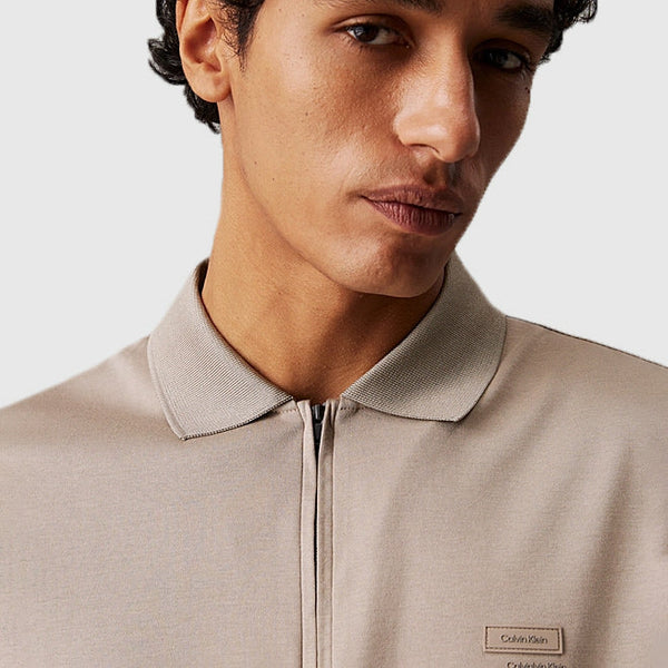 Liquid Touch Zip Golfer - Khaki