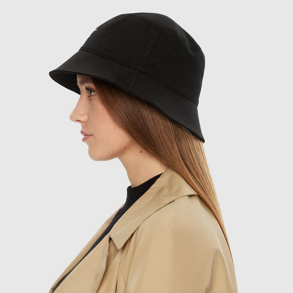 Print Bucket Hat - Black