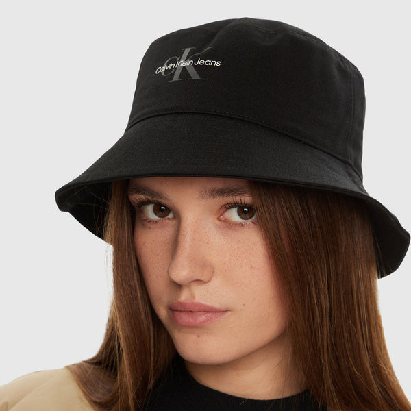 Print Bucket Hat - Black