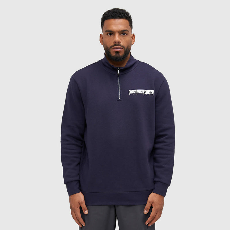 Box Logo Q-Zip - Navy