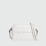 Sculpted Camera Bag - White