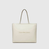 Sculpted Slim Tote Bag - White