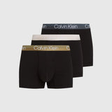 3 Pack Color Waistband Trunk - Black Multi