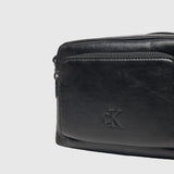 Tumbled Camera Bag - Black