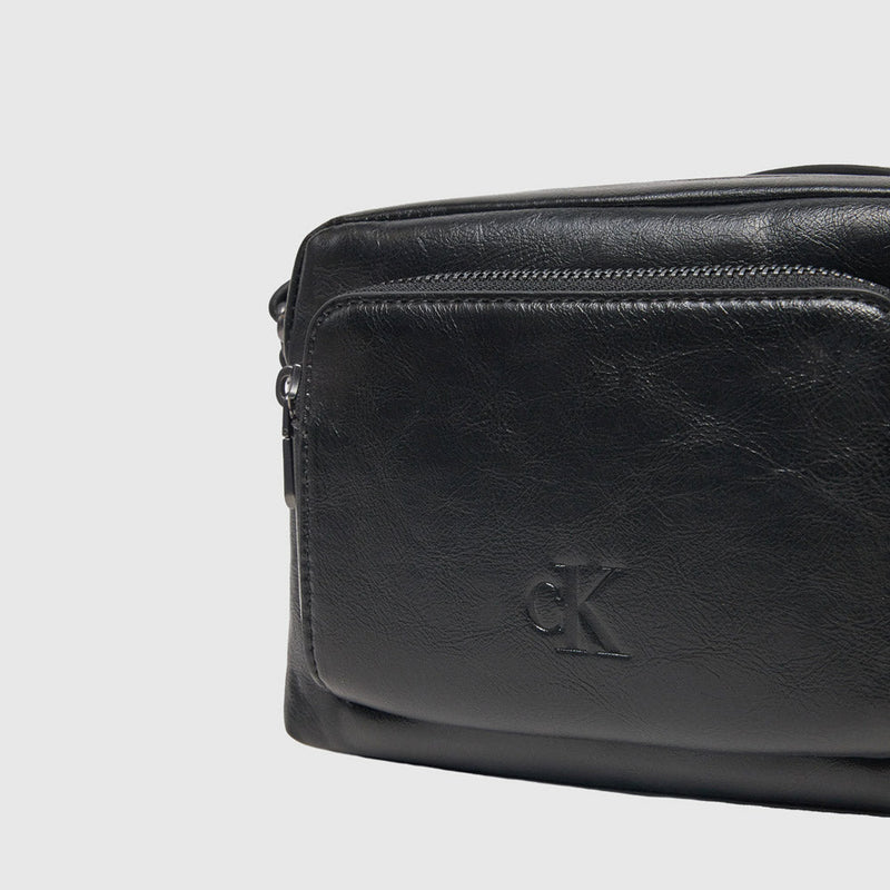 Tumbled Camera Bag - Black