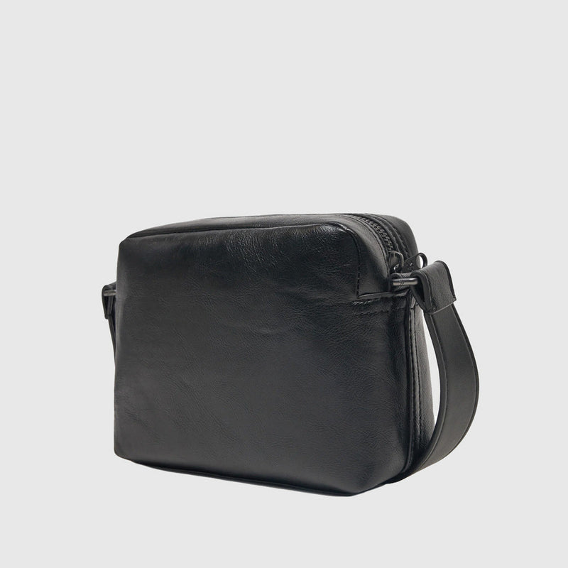 Tumbled Camera Bag - Black