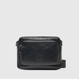 Tumbled Camera Bag - Black