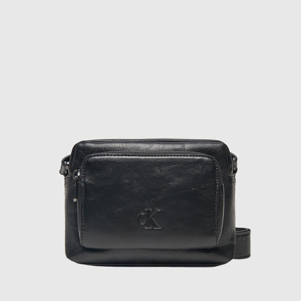 Tumbled Camera Bag - Black