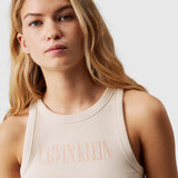 Varsity Rib Tank Top - Sand