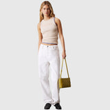 Varsity Rib Tank Top - Sand