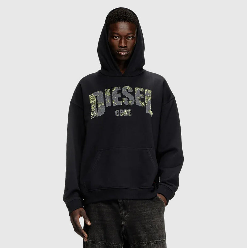 S-Boxt-Hood-R13 Sweat Top - Black