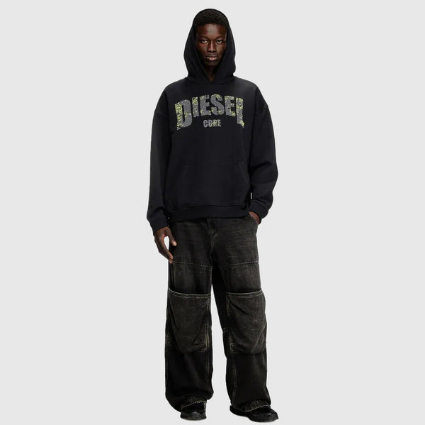 S-Boxt-Hood-R13 Sweat Top - Black