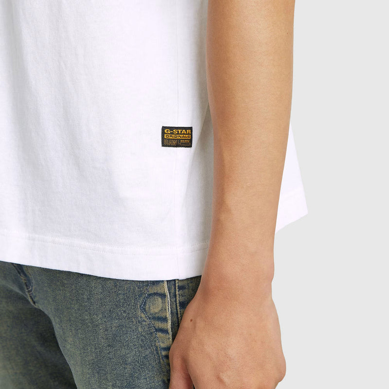 Archive Print Boxy T-Shirt - White