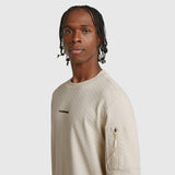 Checquard Tweeter T-Shirt - Offwhite