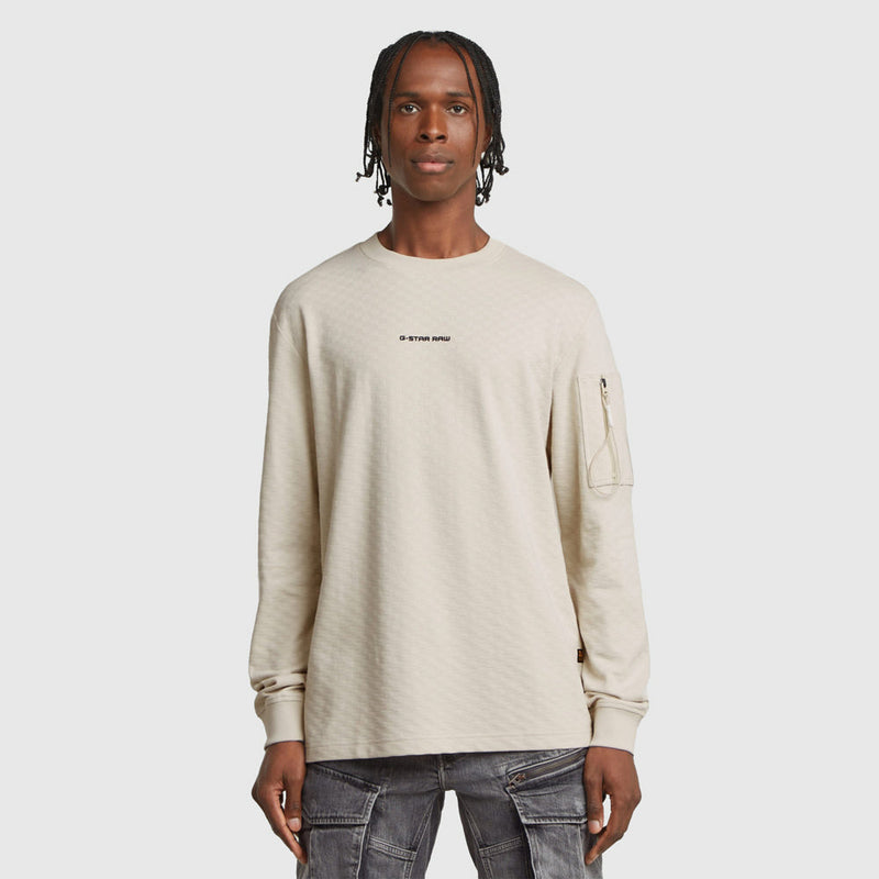Checquard Tweeter T-Shirt - Offwhite