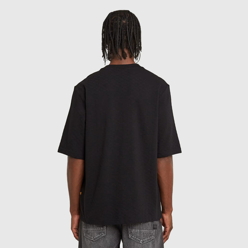 Checquard Tweeter T-Shirt - Black