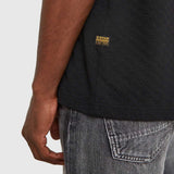 Checquard Tweeter T-Shirt - Black