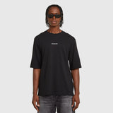 Checquard Tweeter T-Shirt - Black