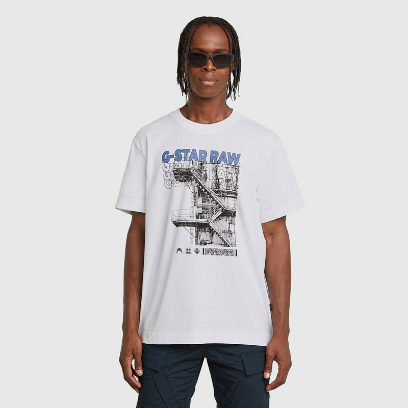 Stairs Gr T-Shirt - White