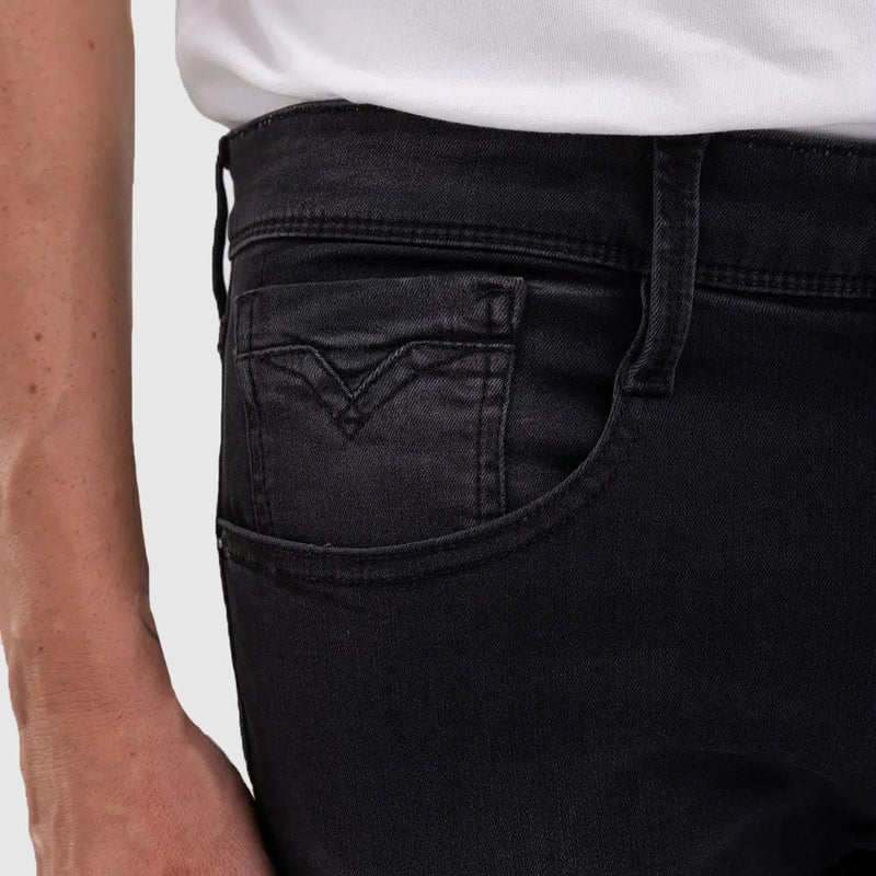 Anbass Powerstretch Denim Jeans - Dark Grey