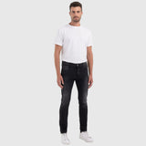 Anbass Powerstretch Denim Jeans - Dark Grey