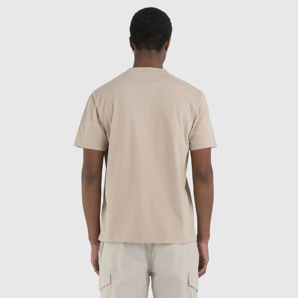 Attitude Print T- Shirt - Taupe