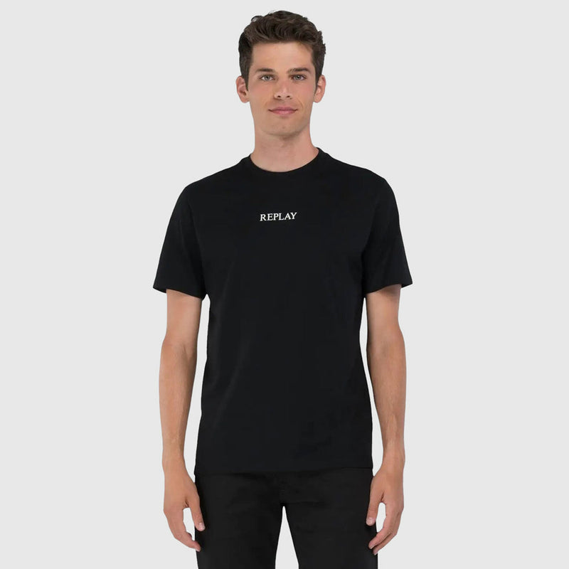 Minimal Logo Font T-Shirt - Black
