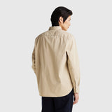 Twill Solid Shirt - Beige