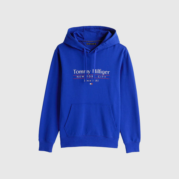 Hilfiger Center Stack Hoody - Blue